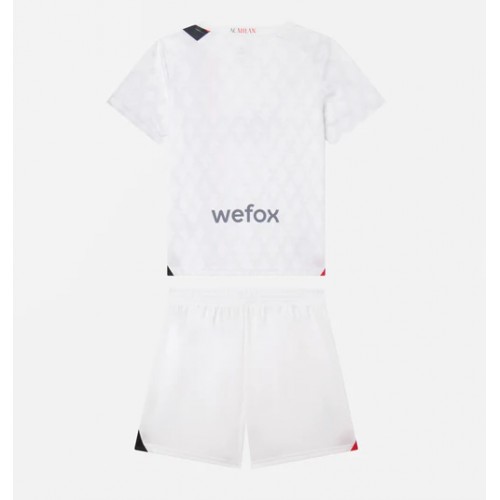Maillot de foot AC Milan Extérieur enfant 2023-24 Manches Courte (+ pantalon court)